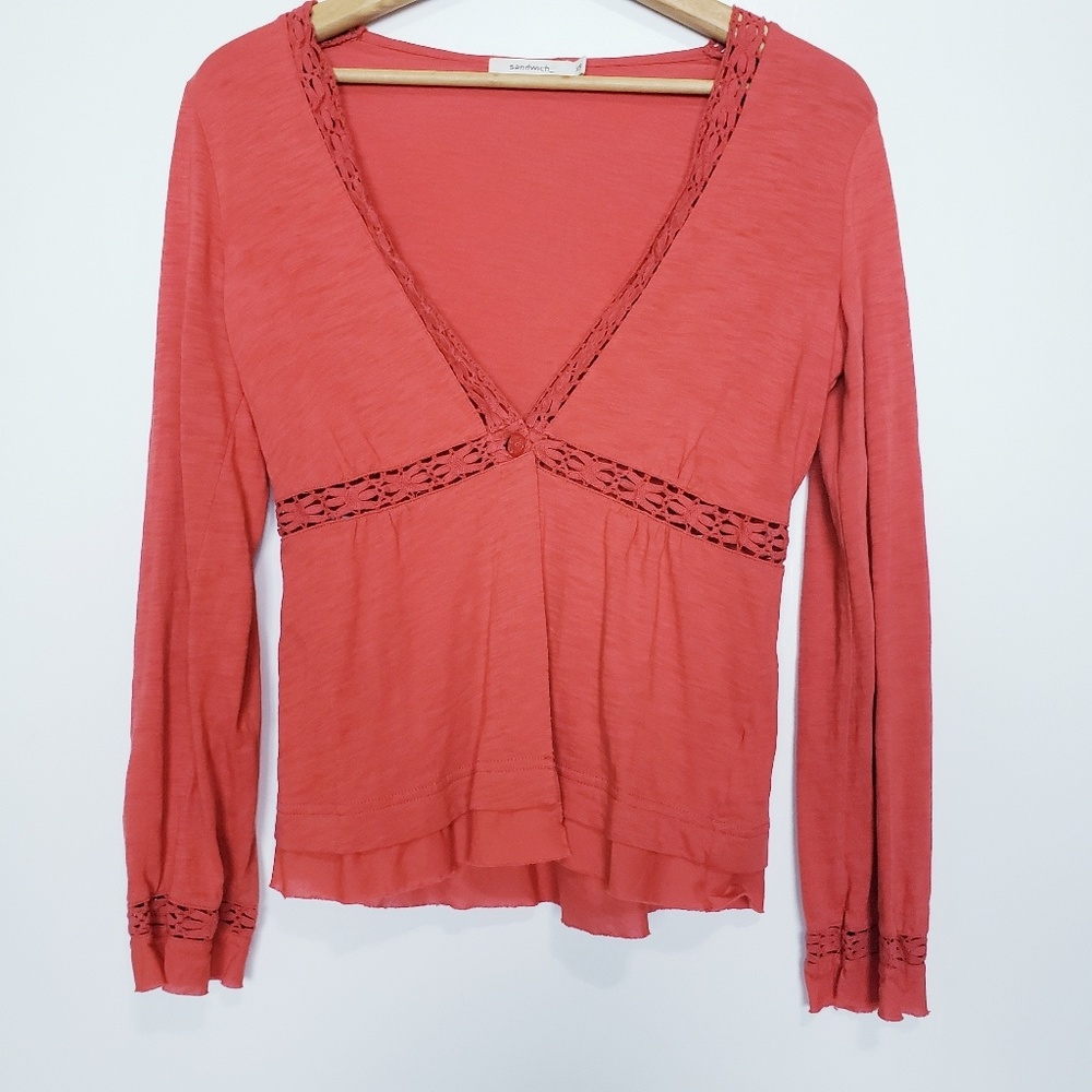 Sandwich Long Sleeve Top